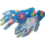 HOEGERT SELZ zahradní rukavice potažené polyuretanem modrá (12 párů/balení) 9