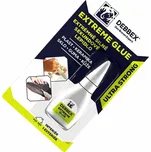 Sekundové lepidlo EXTREME GLUE 20g, transparentné, Den Braven