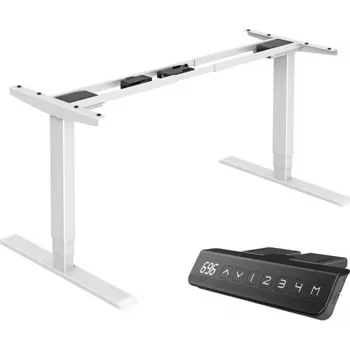 Psací stůl ANTARES výškově nastavitelné nohy ke stolu Harbor bílá 1200-1600mm