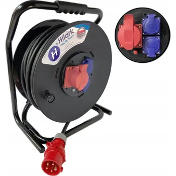 Prodlužovací kabel Prodlužovací Kabel bubnový PVC 16A H05VVF 5x2,5 zesílený 10m OWY