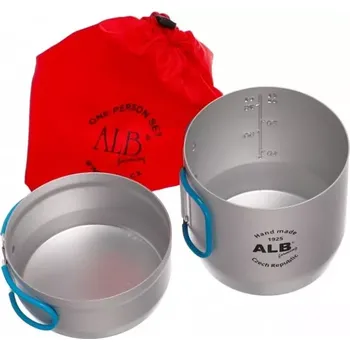 Kempingové nádobí Eloxovaná sada pro jednoho