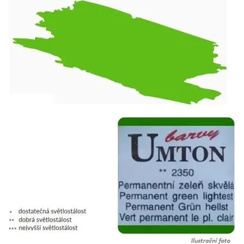 Speciální výtvarná barva Akvarelová barva 2,6ml - Permanentní zeleň skvělá/ 1