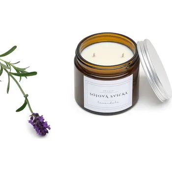 Svíčka Sójová svíčka Levandule 250ml