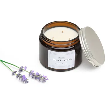 Svíčka Sójová svíčka Levandule 500ml