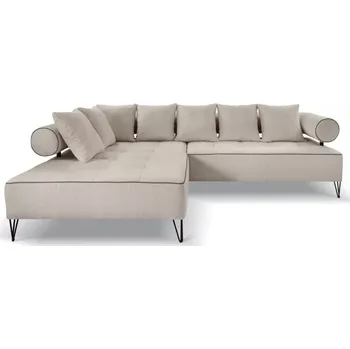 Sedací souprava Sedací souprava VIVIENNE L, levá, béžová (lambi 10)