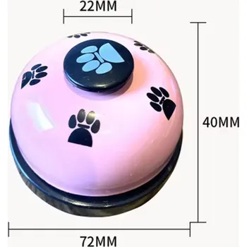 tréninková pomůcka pro psa Zvonek pro psy a kočky (na hraní, trénování i výcvik) Barva: Růžová