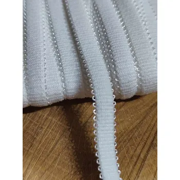 Textilní guma Pruženka ramínková šíře 9 mm barva bílá