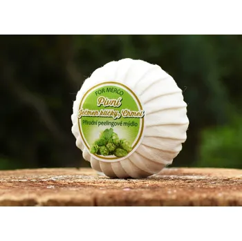 Mýdlo For Merco přírodní peelingové mýdlo PIVNÍ, JEČMEN KLÍČKY, CHMEL 100 g