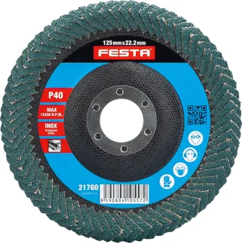 Brusný kotouč FESTA 21760 Kotouč lamelový oboustranný, 125mm, P 40