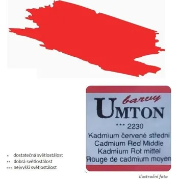 Speciální výtvarná barva Akvarelová barva 2,6ml - Kadmium červené střední/ 2