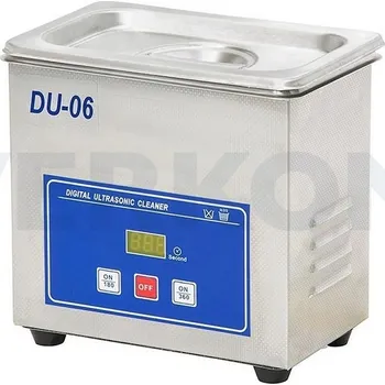 Odpadkový koš Čistička ultrazvuková ArgoLab DU-06 s digitálním ovládáním, bez ohřevu, Objem [l]: 0,6, Koš: Ano, Víko: Ano, Výtokový kohout: Ne