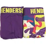 Barevné pánské boxerky Henderson Spin 42621 Spin A'2 M-3XL Velikost: 3XL, Barva: fialová/barevná
