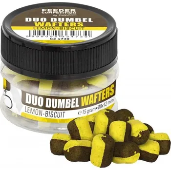 Boilies Carp Zoom Duo Dumbels Wafters - 15 g/8x12 mm/Citrón-Keks