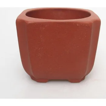Květináč Bonsai miska 7 x 7 x 6 cm cihlová 96289