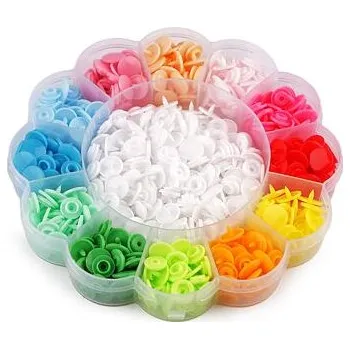 Knoflík Plastové patentky v boxu (vel.18)