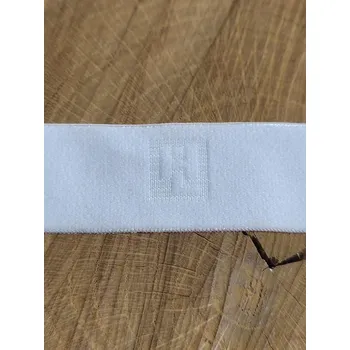 Textilie Pruženka měkká s písmeny šíře 25 mm barva bílá