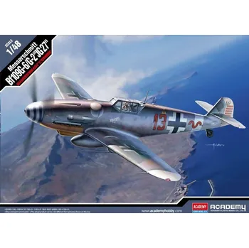 Plastikový model Academy Academy Messerschmitt Bf109G-6/G-2 JG 27 (1:48)