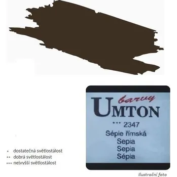 Speciální výtvarná barva Akvarelová barva 2,6ml - Sépie římská/ 2347/1