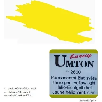 Speciální výtvarná barva Akvarelová barva 2,6ml - Permanentní žluť světlá/ 1