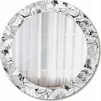 Zrcadlo Zrcadlo do koupelny Kočky 60 cm