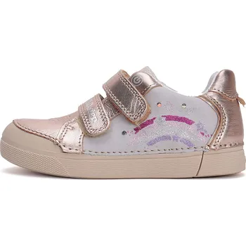 Dětská treková obuv D.D.step D.D.step svítící S068-51865BM Cream S068-51865BM Velikost 27