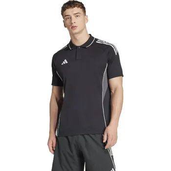 Pánské oblečení Bavlněné triko s límečkem Adidas Polo TIRO 25 COMPETITION černé Velikost: XL