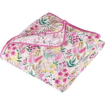 Přehoz na lůžko Růžový prošívaný přehoz 220x230 cm Tilly Floral – Catherine Lansfield ID_1747612