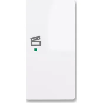 vypínač Kryt 2násobný pravý, symbol "scény" ABB Zoni 6220T-A02203 500 bílá