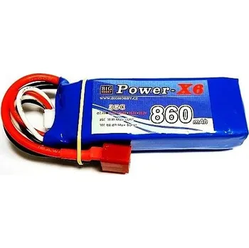 Li-pol baterie 860 mAh 3S 35C (70C) Power X6