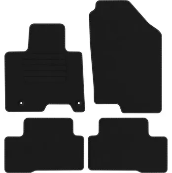 autokoberec Kobercové rohože Edecor velurové 4 ks