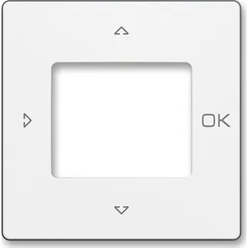 vypínač a zásuvka Kryt pro přístroje s displejovým modulem ABB Zoni 3299T-A40100 240 matná bílá