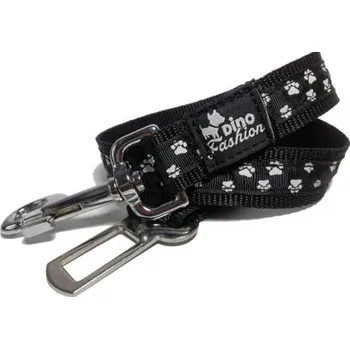 Postroj pro psa Dinofashion Dog Autopás Tlapky černý