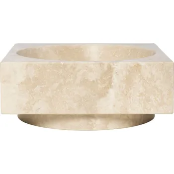 Ferm Living Mísa Hew Centrepiece High, travertine