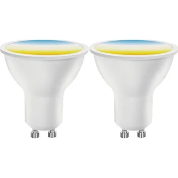 Žárovka SADA 2x LED Stmív. žárovka MESH Smart GU10/6,5W/230V 2700-6500K + DO - Aigostar