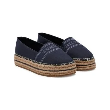 Dámská obuv Espadrilky Tommy Hilfiger Denim Platform Espadrille FW0FW08543 Tmavomodrá 41