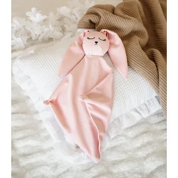 Mazlící muchláček pro miminko - světle růžový