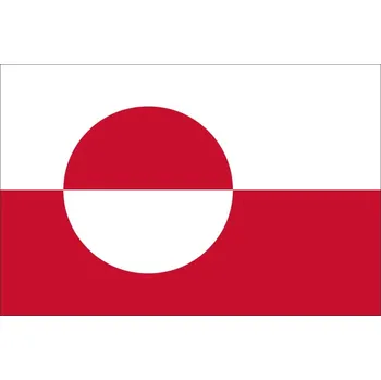 Dekorativní magnet Magnetka vlajka Grónsko 8x5,3 cm