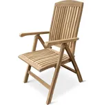 Vikio T101 polohovací dřevěná židle teak