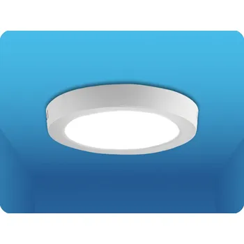 LED PŘISAZENÝ PANEL S NAPÁJECÍM ZDROJEM 24W, 2640LM, SAMSUNG CHIP, KULATÝ Neutrální bílá