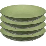 Sada 4 hlubokých talířů Koziol Club - různá barevná provedení Varianta: Zelená