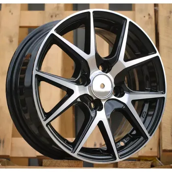 Alu kolo Alu kola Racing Line B1795, 14x5.5 4x100 ET43, černá + leštění