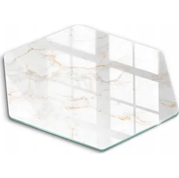 Kuchyňské prkénko Praktické skleněné prkénko Šestiúhelník Elegantní kámen mramor Šířka 40 cm