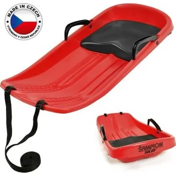 Sáně Bob SULOV® Šampion®, tmavě červený