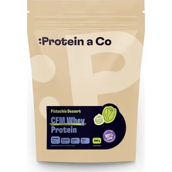 Protein Protein a Co Protein&Co CFM WHEY PROTEIN 80 1 kg - Pistáciový dezert