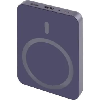 Powerbanka EMOS POWERBANKA WI 522, bezdrátové nabíjení 20W, 5.000mAh, MODRÁ, 1xUSB-C