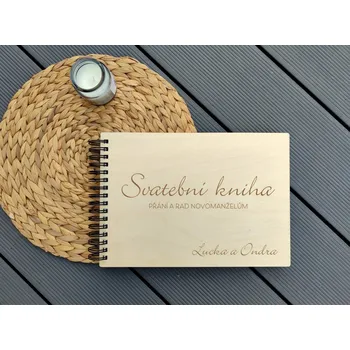 Svatební dekorace Svatební kniha přání a rad novomanželům - D-decor