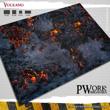Příslušenství k deskovým hrám Podložka Volkano - Wargames Terrain Mat 112x153 cm (Pwork)