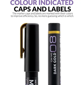 Gaahleri Metallic Series Markers - Dark Gold (Gaahleri)