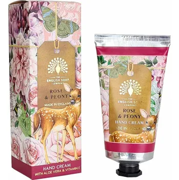 Péče o ruce English Soap Company Růže & Pivoňka Krém na ruce, 75 ml