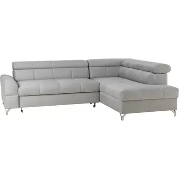 Sedací souprava Sedací souprava Sempre, pravá, šedá (fantasy velvet 325)